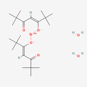 strontium;(Z)-2,2,6,6-tetramethyl-5-oxohept-3-en-3-olate;dihydrate