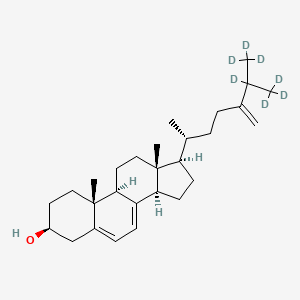 (3S,9S,10R,13R,14R,17R)-10,13-dimethyl-17-[(2R)-6,7,7,7-tetradeuterio-5-methylidene-6-(trideuteriomethyl)heptan-2-yl]-2,3,4,9,11,12,14,15,16,17-decahydro-1H-cyclopenta[a]phenanthren-3-ol