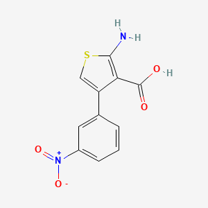 2-Amino-4-(3-nitrophenyl)thiophene-3-carboxylic acid