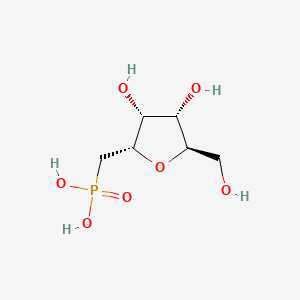 molecular formula C6H13O7P B1206297 2,5-Anhydro-1-deoxy-1-phosphonoaltritol CAS No. 86762-89-2