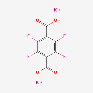 molecular formula C8F4K2O4 B12062977 Potassium tetrafluoroterephthalate 