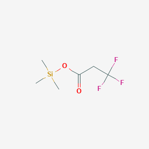 molecular formula C6H11F3O2Si B12062999 Trimethylsilyl 3,3,3-trifluoropropionate 