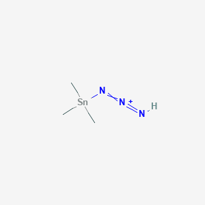 molecular formula C3H10N3Sn+ B12063005 imino(trimethylstannylimino)azanium 