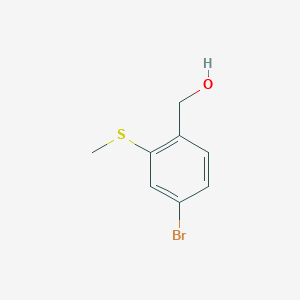 molecular formula C8H9BrOS B12063027 [4-Bromo-2-(methylsulfanyl)phenyl]methanol CAS No. 918328-15-1