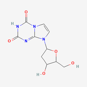 8-(2-Deoxy-b-D-ribofuranosyl)-imidazo[1,2-a]-1,3,5-triazine-2,4(3H,8H)-dione