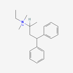 molecular formula C20H28N+ B1206306 Emepronium CAS No. 27892-33-7