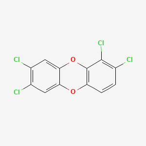 molecular formula C12H4Cl4O2 B1206309 1,2,7,8-Tetrachlorodibenzo-P-dioxin CAS No. 34816-53-0