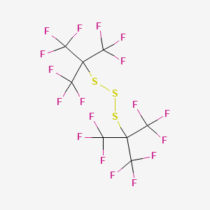 Di(tert-butyl) trisulfide, perfluoro-