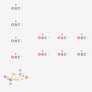 molecular formula C12H2Fe3O12 B12063169 Iron dodecacarbonyl 