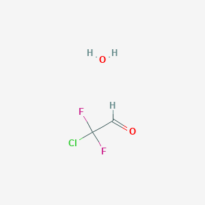 molecular formula C2H3ClF2O2 B12063215 2-Chloro-2,2-difluoroacetaldehyde hydrate 