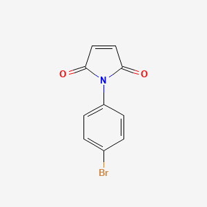 molecular formula C10H6BrNO2 B1206322 N-(4-Bromophenyl)maleimide CAS No. 13380-67-1