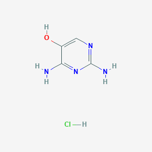 molecular formula C4H7ClN4O B12063244 CDKi hydrochloride 