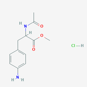 Methyl 2-acetamido-3-(4-aminophenyl)propanoate;hydrochloride