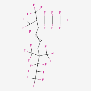 1,1,1,2,2,3,3,10,10,11,11,12,12,12-Tetradecafluoro-4,4,9,9-tetrakis(trifluoromethyl)dodec-6-ene