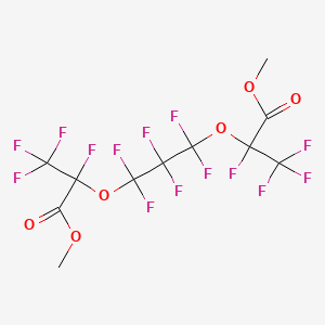 molecular formula C11H6F14O6 B12063436 Dimethyl perfluoro-2,8-dimethyl-3,7-dioxanonane-1,9-dioate 