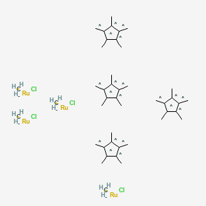 molecular formula C44H72Cl4Ru4 B12063442 CID 16218189 