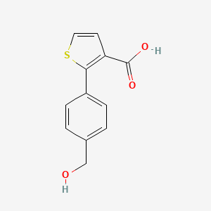 2-(4-(Hydroxymethyl)phenyl)thiophene-3-carboxylic acid