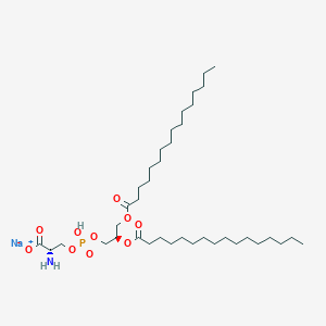 molecular formula C38H73NNaO10P B12063482 1,2-Dipalmitoyl-sn-glycero-3-phospho-L-serine,sodium salt 