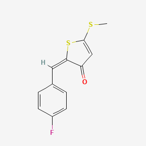 2-(4-Fluorobenzylidene)-5-(methylthio)thiophen-3(2H)-one