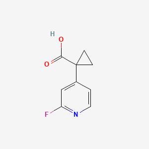 1-(2-Fluoro-4-pyridyl)cyclopropanecarboxylic acid