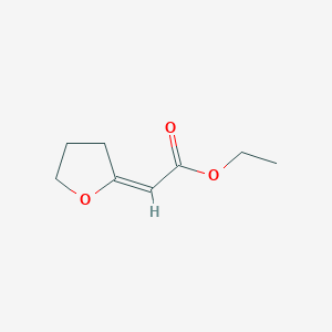 molecular formula C8H12O3 B12063616 Ethyl E-(dihydrofuran-2-ylidene)acetate 