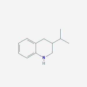 molecular formula C12H17N B12063700 3-Isopropyl-1,2,3,4-tetrahydroquinoline 