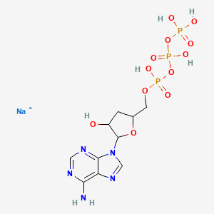 molecular formula C10H16N5NaO12P3 B12063719 Cordycepin 5'-triphosphate sodium salt 