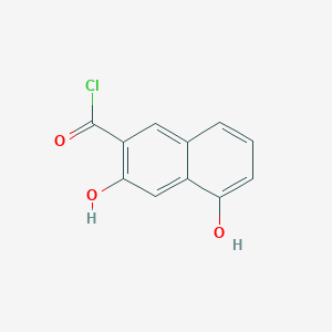 molecular formula C11H7ClO3 B12063727 3,5-Dihydroxy-2-naphthoyl chloride 