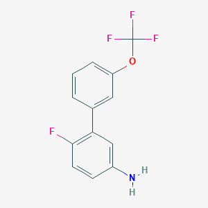 3-Amino-6-fluoro-3'-(trifluoromethoxy)biphenyl