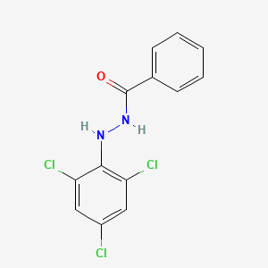 molecular formula C13H9Cl3N2O B1206391 N'-(2,4,6-Trichlorophenyl)benzohydrazide CAS No. 33422-33-2