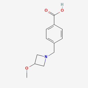 4-((3-Methoxyazetidin-1-yl)methyl)benzoic acid