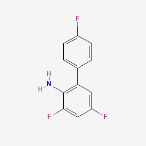 molecular formula C12H8F3N B12064011 3,4',5-Trifluorobiphenyl-2-amine 