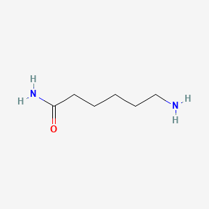 molecular formula C6H14N2O B1206404 6-氨基己酰胺 CAS No. 373-04-6