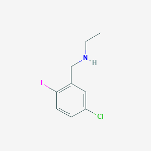 [(5-Chloro-2-iodophenyl)methyl](ethyl)amine