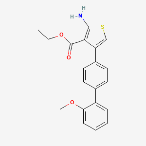 Ethyl 2-amino-4-(2'-methoxy-[1,1'-biphenyl]-4-yl)thiophene-3-carboxylate