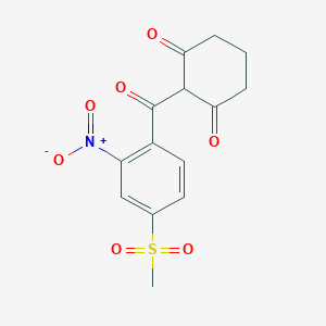 molecular formula C14H13NO7S B120641 美草酮 CAS No. 104206-82-8