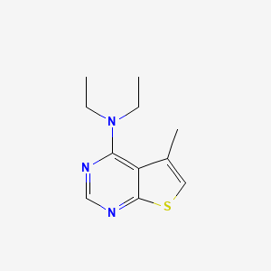 molecular formula C11H15N3S B12064137 N,N-diethyl-5-methylthieno[2,3-d]pyrimidin-4-amine 