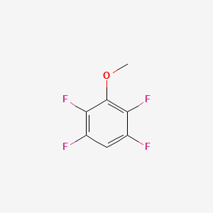 molecular formula C7H4F4O B1206414 2,3,5,6-四氟苯甲醚 CAS No. 2324-98-3