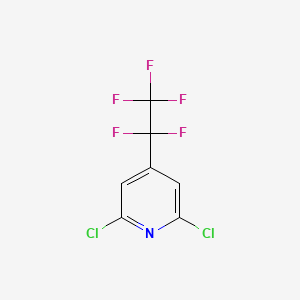 2,6-Dichloro-4-(pentafluoroethyl)pyridine