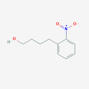 molecular formula C10H13NO3 B12064220 2-Nitro-benzenebutanol 