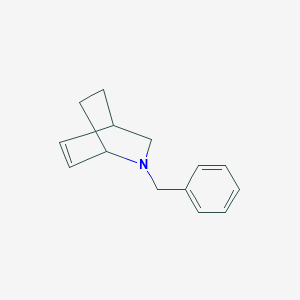 molecular formula C14H17N B12064221 2-Benzyl-2-azabicyclo[2.2.2]oct-5-ene CAS No. 61088-66-2