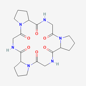 molecular formula C21H30N6O6 B12064285 Cyclo(pro-gly)3 