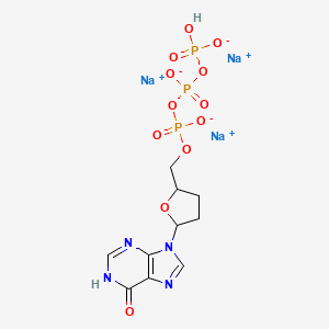 molecular formula C10H12N4Na3O12P3 B12064309 2',3'-Dideoxyinosine Triphosphate TrisodiuM Salt 