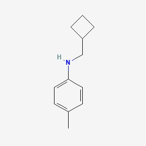 molecular formula C12H17N B12064311 N-(cyclobutylmethyl)-4-methylaniline CAS No. 356539-61-2