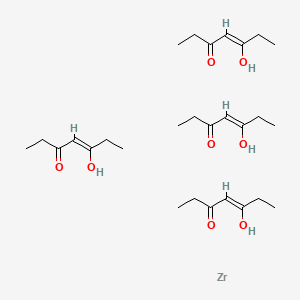 molecular formula C28H48O8Zr B12064376 (Z)-5-hydroxyhept-4-en-3-one;zirconium 