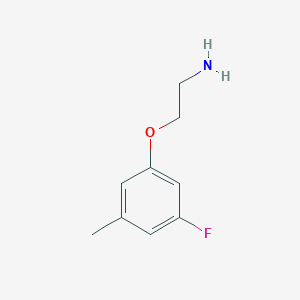 2-(3-Fluoro-5-methylphenoxy)ethan-1-amine