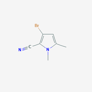 3-Bromo-1,5-dimethyl-1H-pyrrole-2-carbonitrile