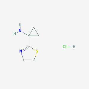 1-Thiazol-2-ylcyclopropanamine hydrochloride