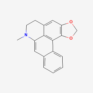 molecular formula C18H15NO2 B1206449 脱氢阿朴啡 CAS No. 36285-03-7