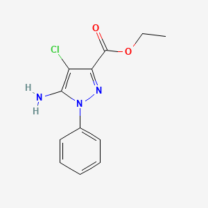 Ethyl 5-amino-4-chloro-1-phenyl-pyrazole-3-carboxylate